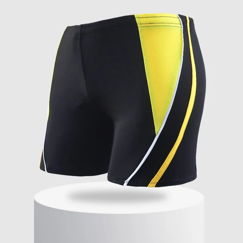 Maillot-de-bain-lastique-rayures-pour-hommes-culotte-courte-de-sport-boxer-d-t-tenue-de