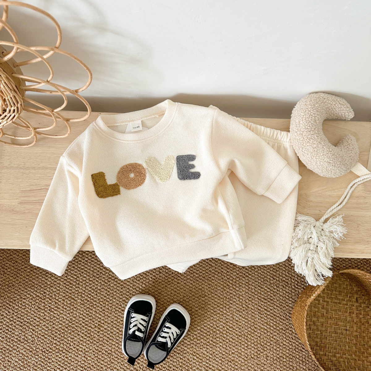 Ensemble-2-pi-ces-pour-nouveau-n-fille-et-gar-on-v-tements-avec-lettres-brod