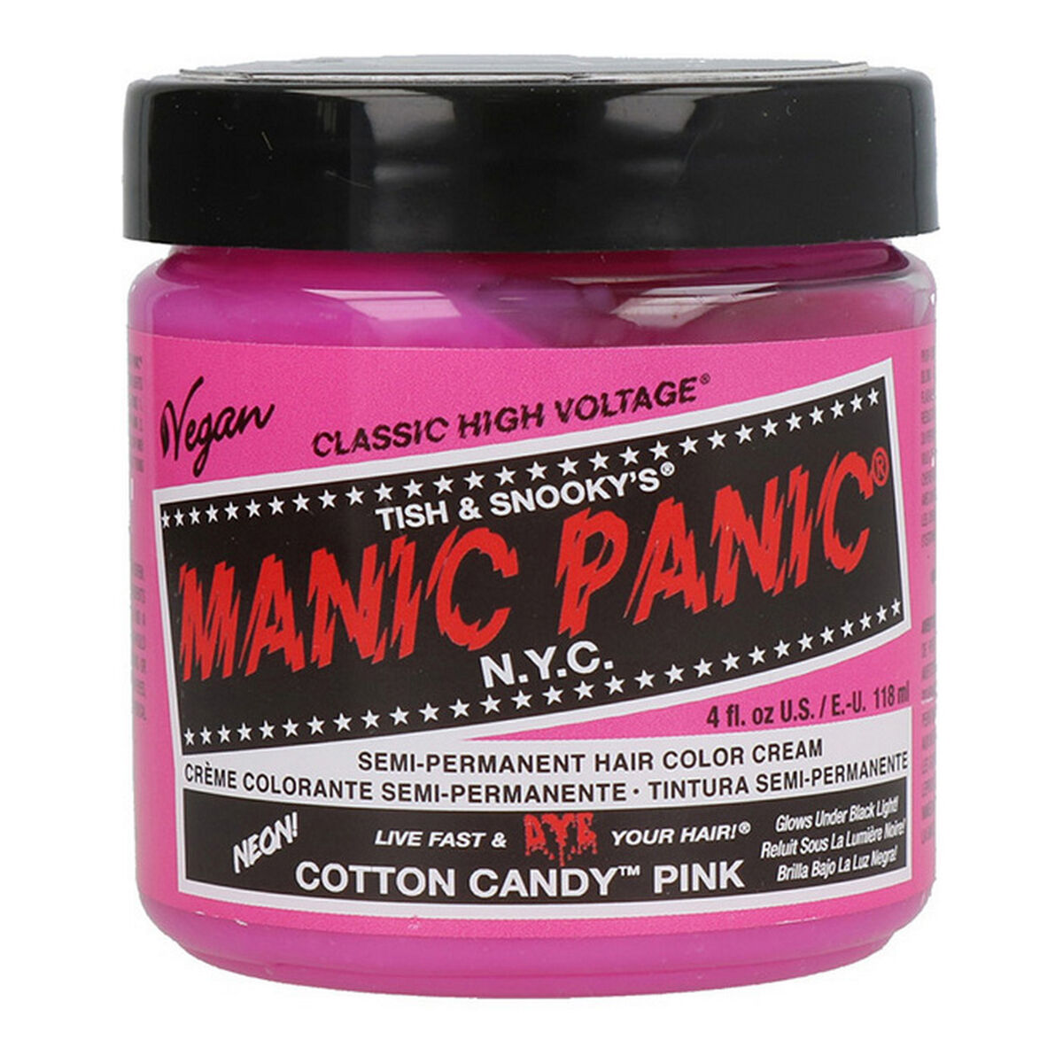 Teinture permanente Classic Manic Panic ‎Cotton Candy Pink