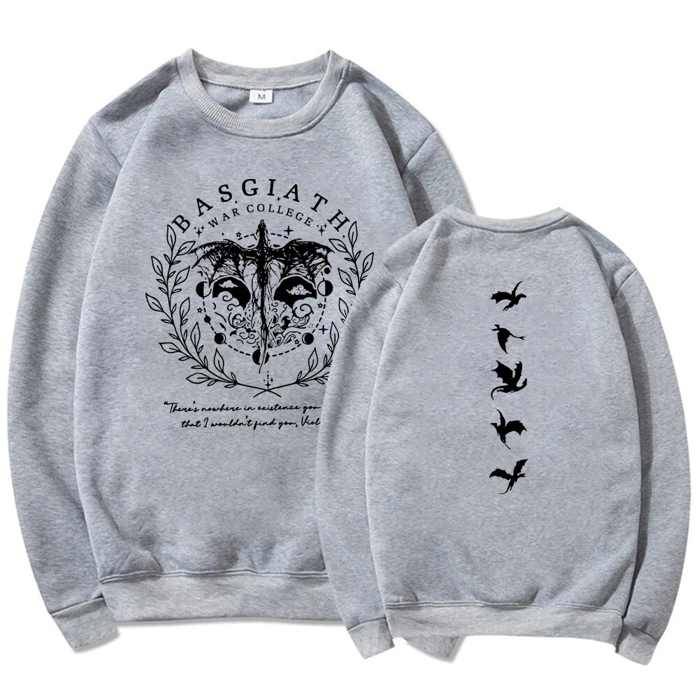 Sweat-shirt-double-face-Four-Wing-Basgiath-War-imprim-s-sweat-capuche-Dragon-Rider-pull-livresque