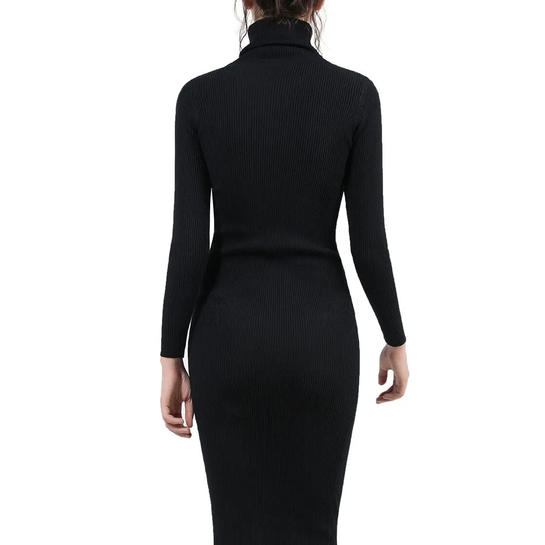 Pull-tricot-manches-longues-pour-femme-v-tement-moulant-Sexy-col-roul-collection-automne-et-hiver