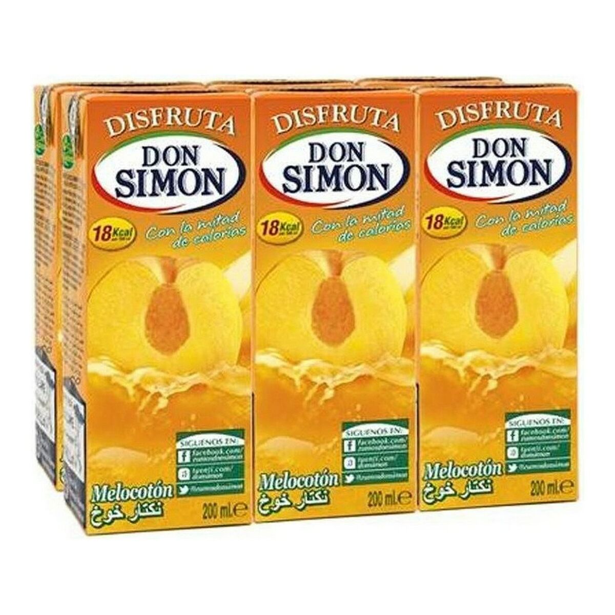 Nectar Don Simon Disfruta Pêche (6 x 200 ml)