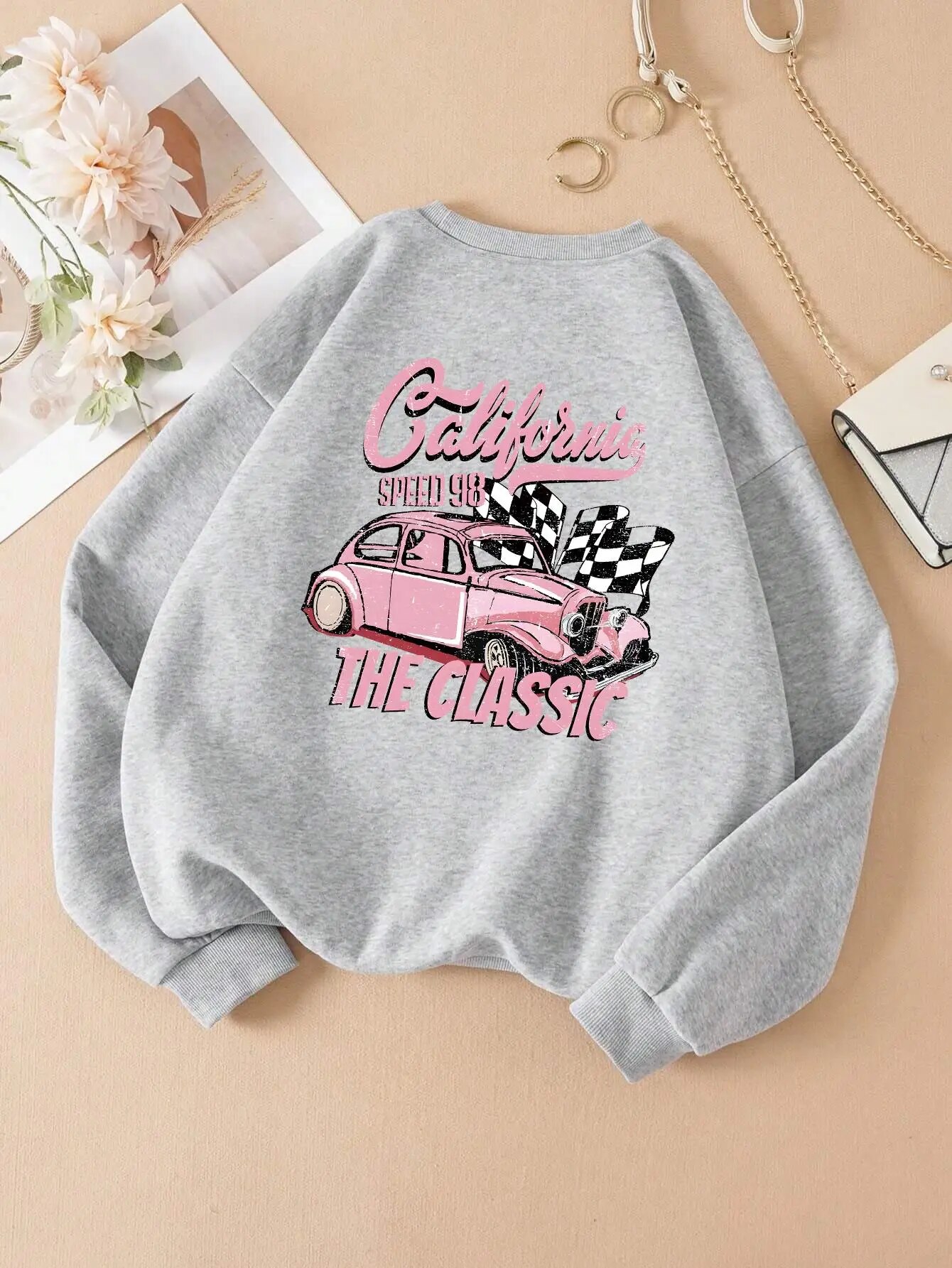 California-The-Classic-Surv-tement-imprim-pour-femme-sweat-capuche-graphique-assressenti-sweats-capuche-dr-les