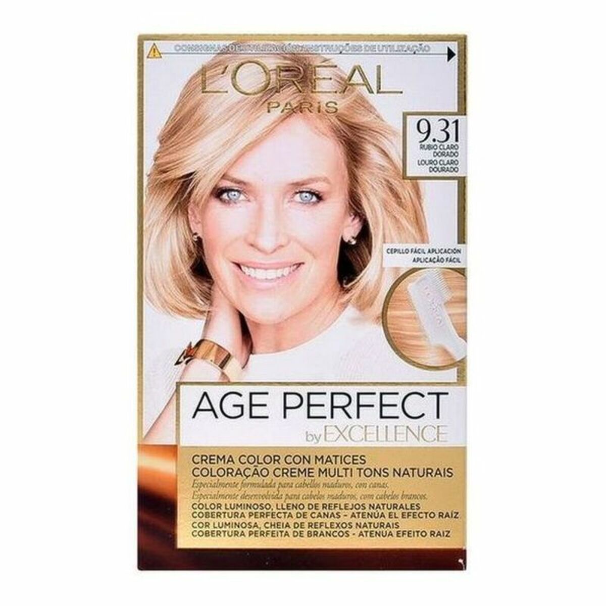 Teinture Excellence Age Perfect L\'Oreal Make Up Blond Clair Doré