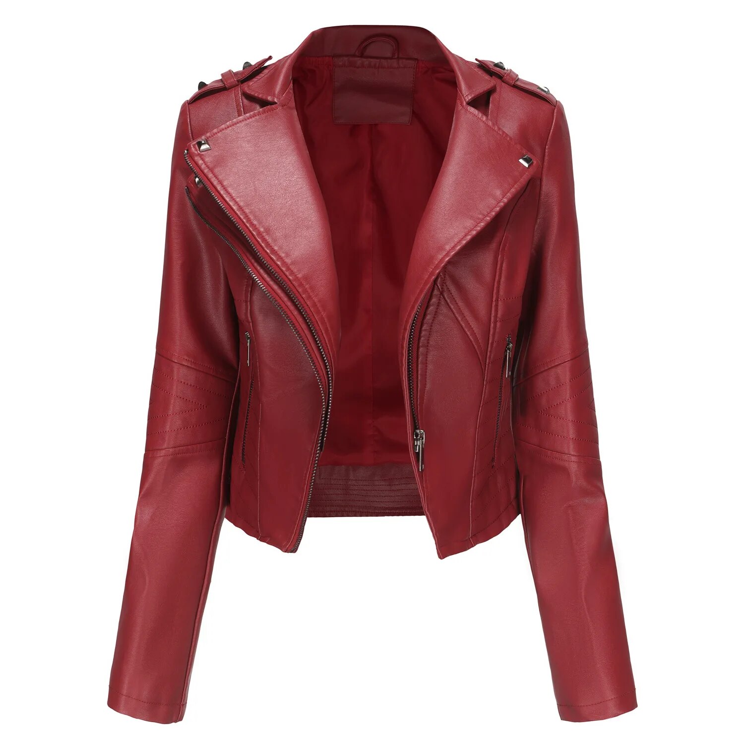 Veste-de-motard-en-similicuir-pour-femme-veste-zipp-e-manteau-de-moto-marron-automne-printemps