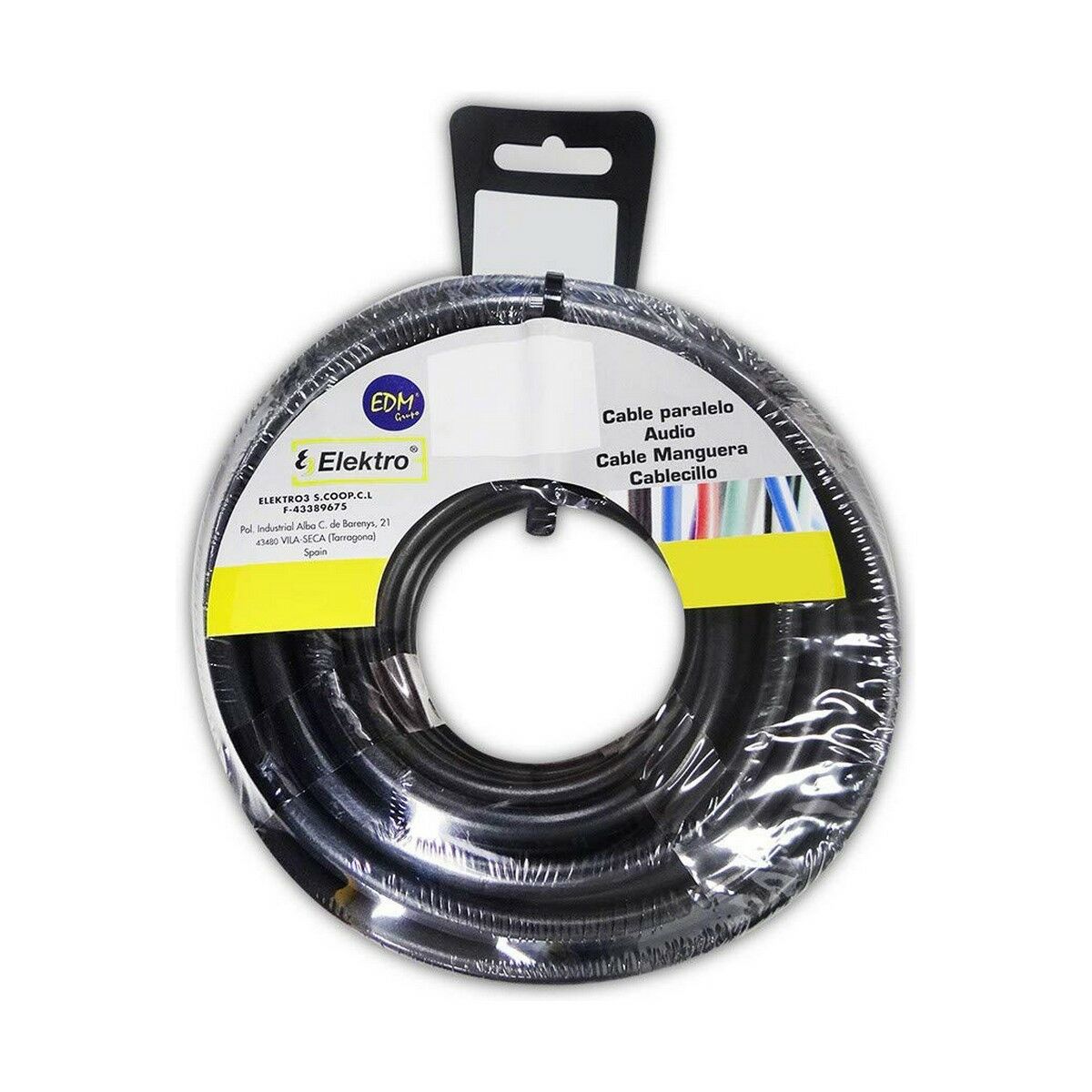 Câble 3 x 1,5 mm Noir 5 m