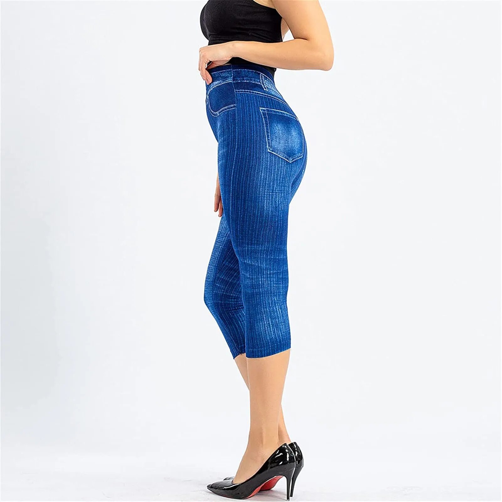 Leggings-College-en-denim-pour-femmes-pantalons-courts-culottes-d-t-faux-jeans-mode-mince-2023