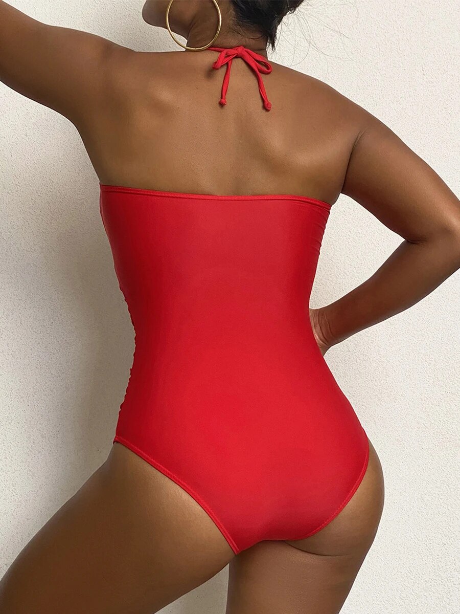 Maillot-de-bain-une-pi-ce-pour-femmes-solide-rembourr-baigneuses-natation-v-tements-de-plage