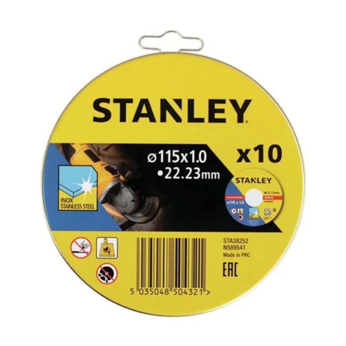Disque de coupe Stanley 10 unités