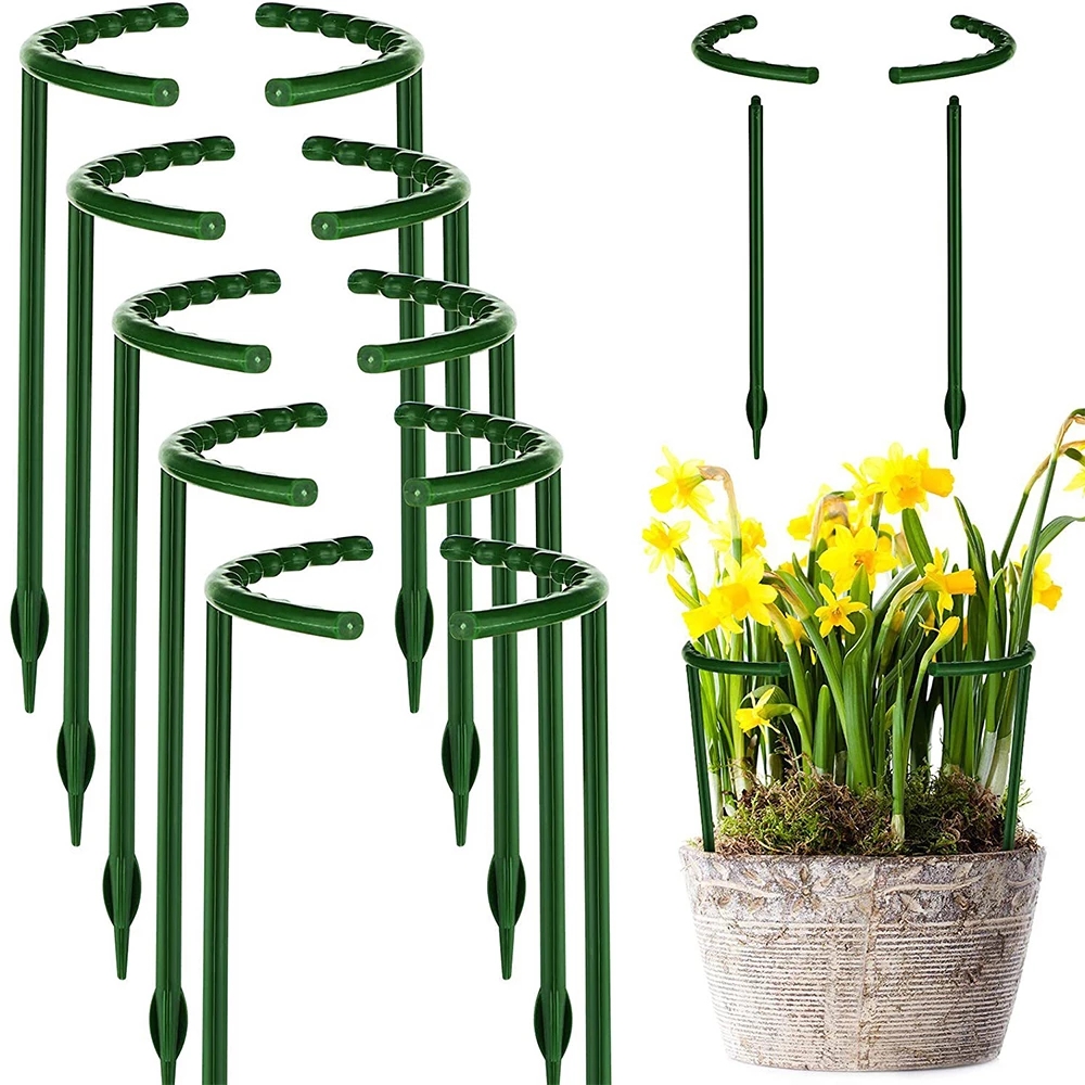 Support en plastique pour plantes 6 pièces