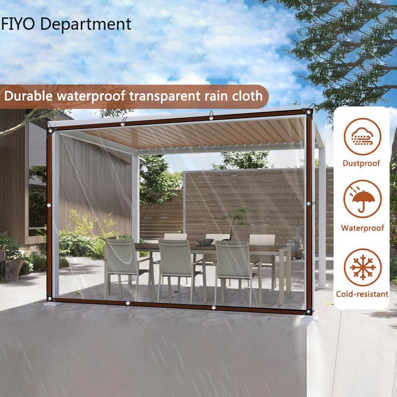 Toile imperméable transparente en PVC