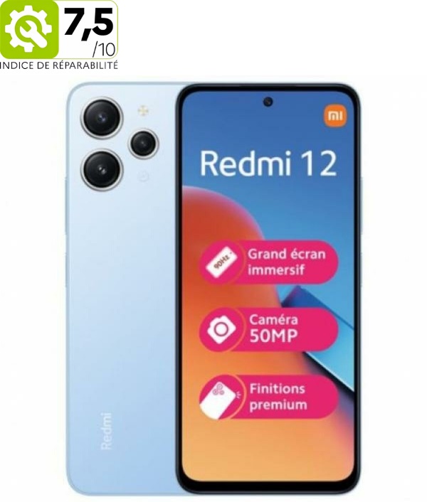 Xiaomi Redmi 12 BLEU 4GB RAM 128 GB