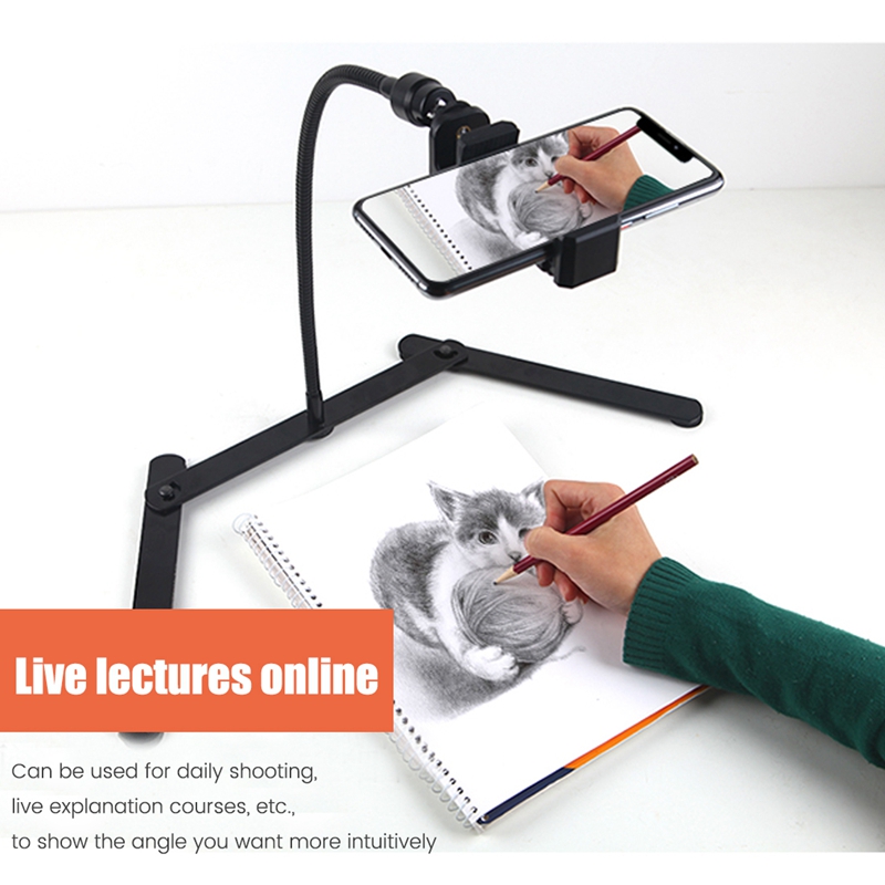 Tr-pied-r-glable-avec-support-de-t-l-phone-portable-support-de-t-l-phone