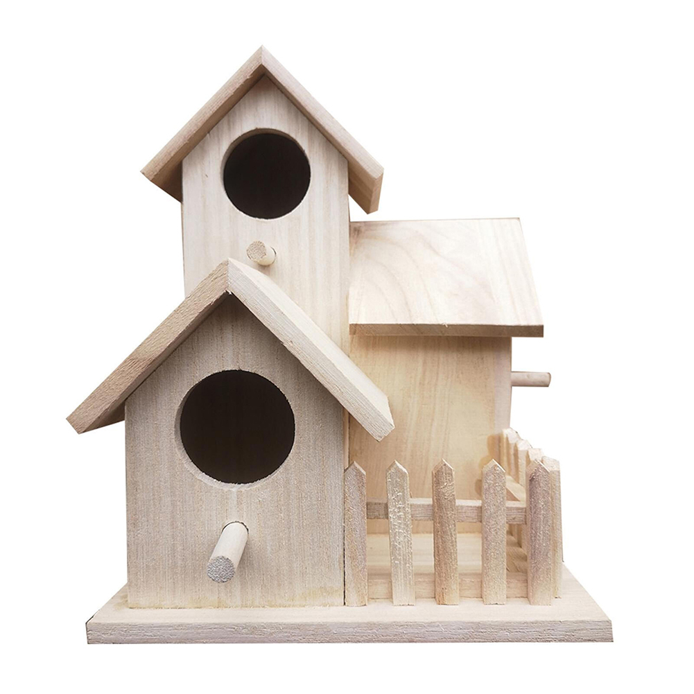 Nichoirs forme maisonnettes pour oiseaux
