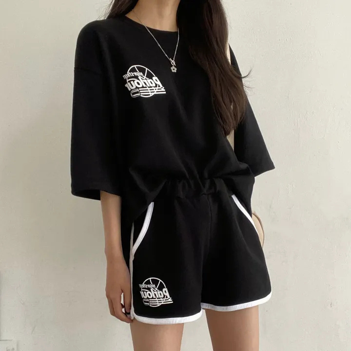 Ensemble-2-pi-ces-en-coton-manches-courtes-pour-femmes-olympiques-d-tudiant-style-d-contract
