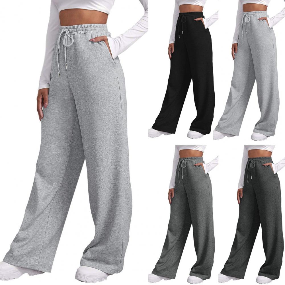 Pantalon de survêtement taille élastique pour femme