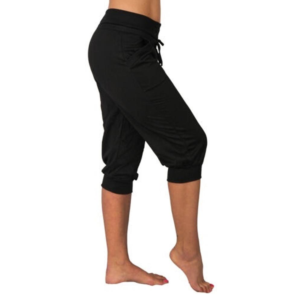 Pantalon-de-sport-taille-haute-pour-femme-avec-poches-short-d-contract-jogging-monochrome-document-taille