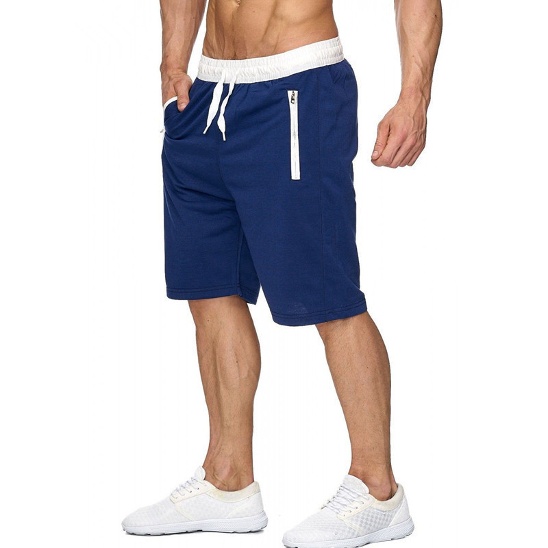 Sweat-shirt-et-short-de-gymnastique-pour-hommes-poches-d-entra-nement-pour-hommes-fermeture-clair