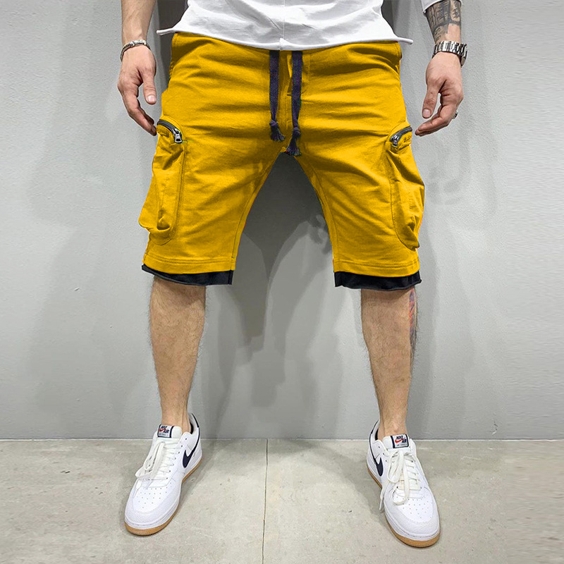 Short-de-fitness-multi-poches-pour-homme-respirant-d-contract-hip-hop-solide-document-de-travail