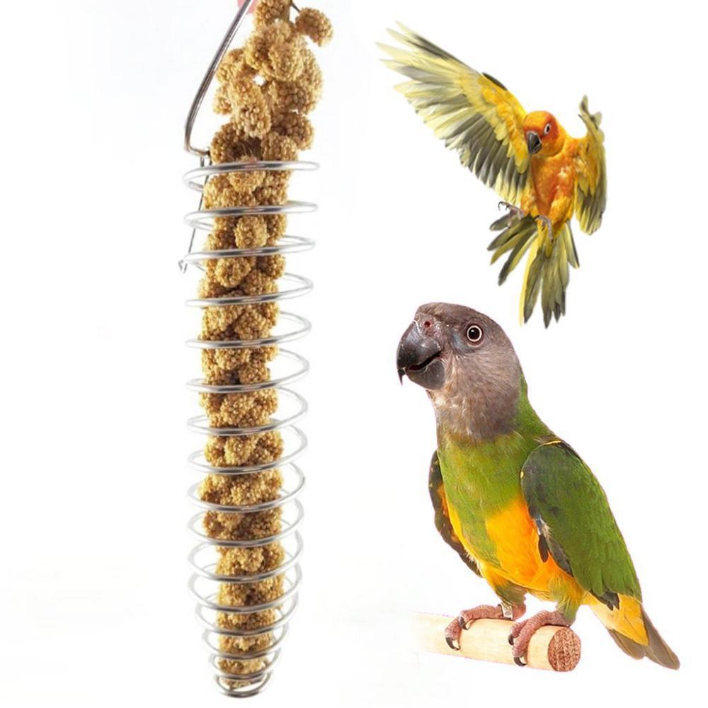 Mangeoire à oiseaux en spirale avec crochet 3 pièces
