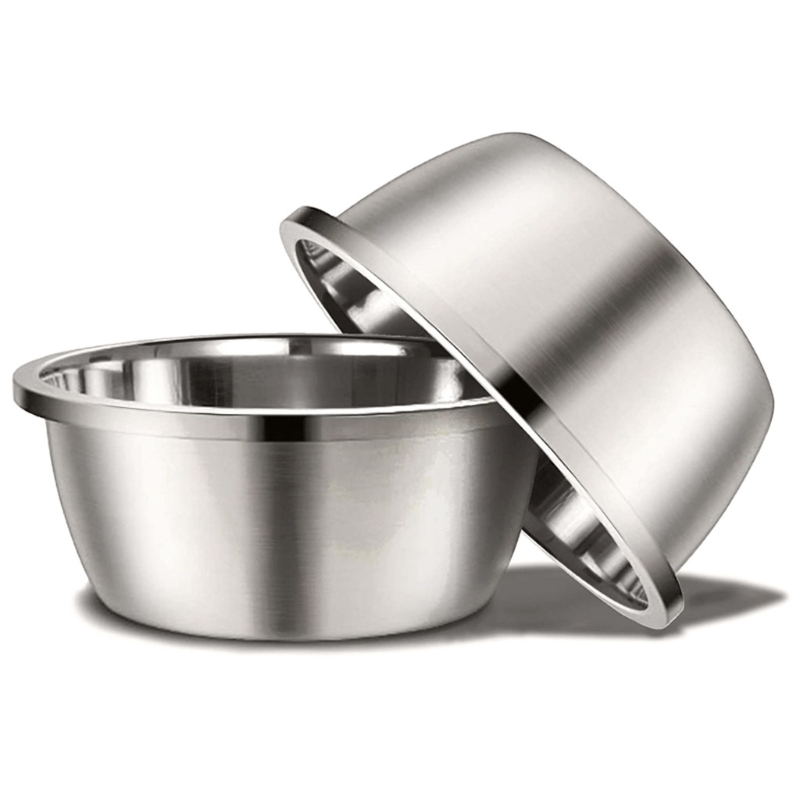 Bol en acier inoxydable pour chien