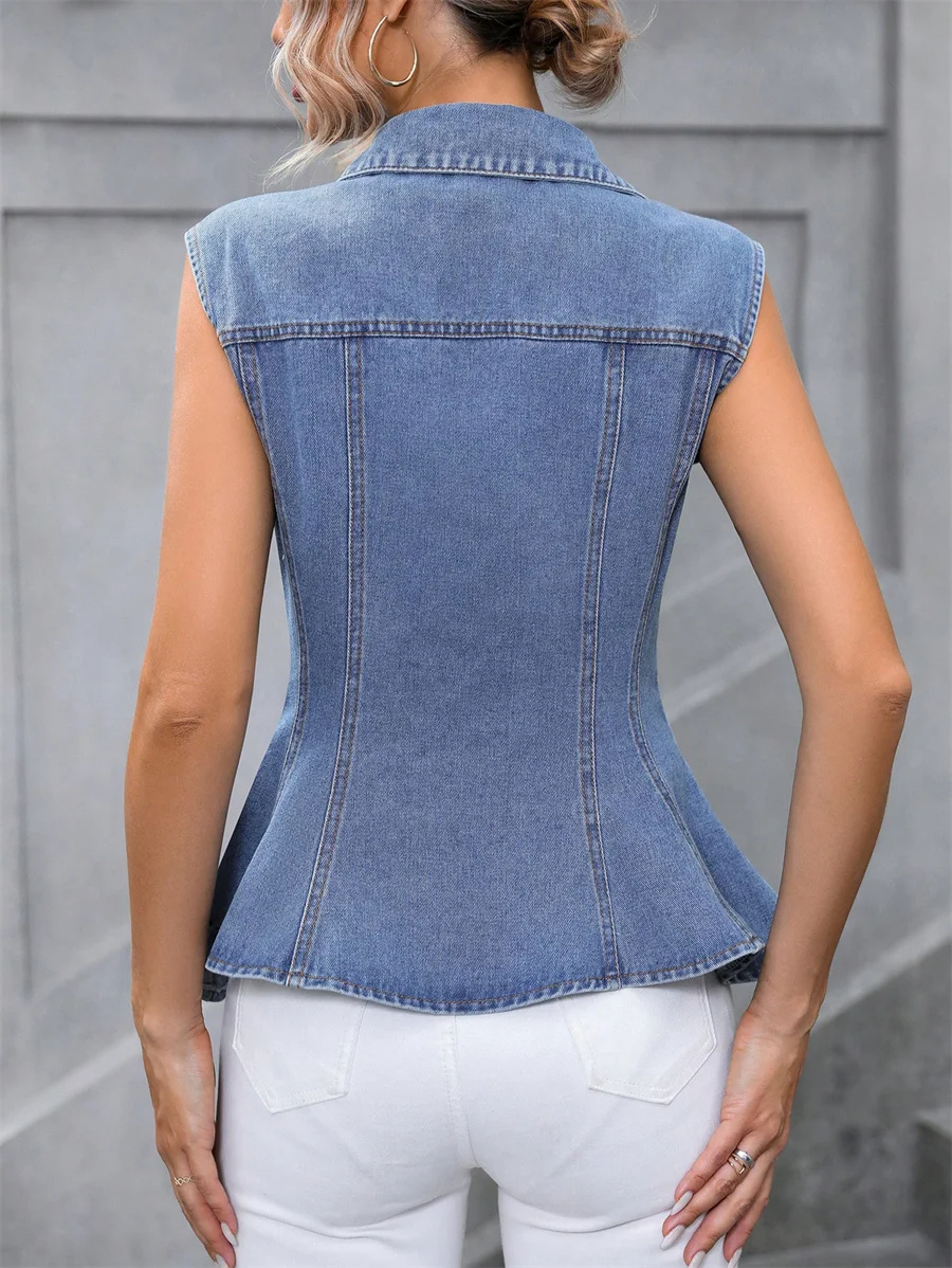 Chemisier Sans Manches Femme CHAPS Taille 1X – Neuf Avec étiquette, Col V, Look Carrière