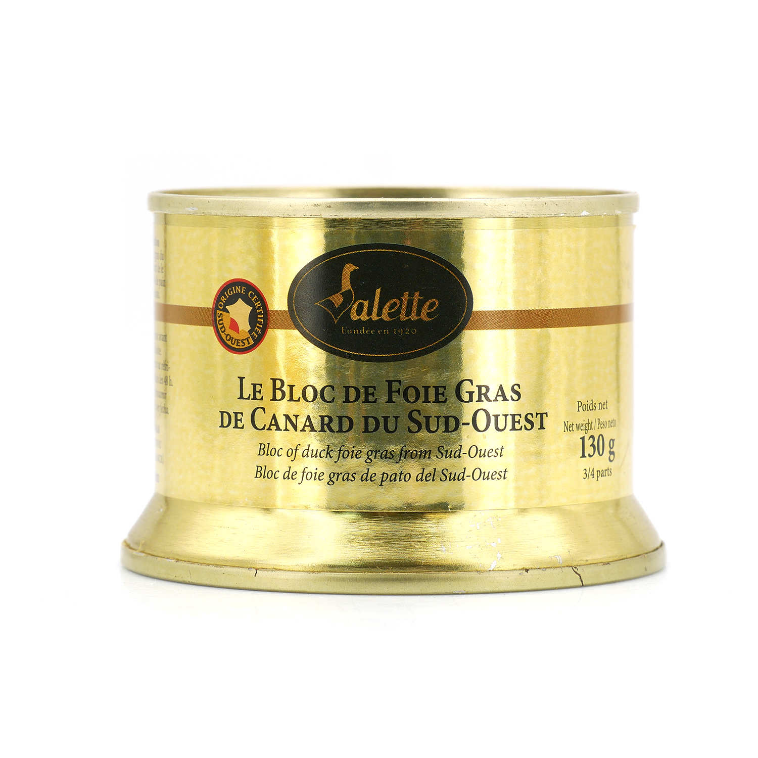 Bloc de foie gras de canard du Sud-Ouest
