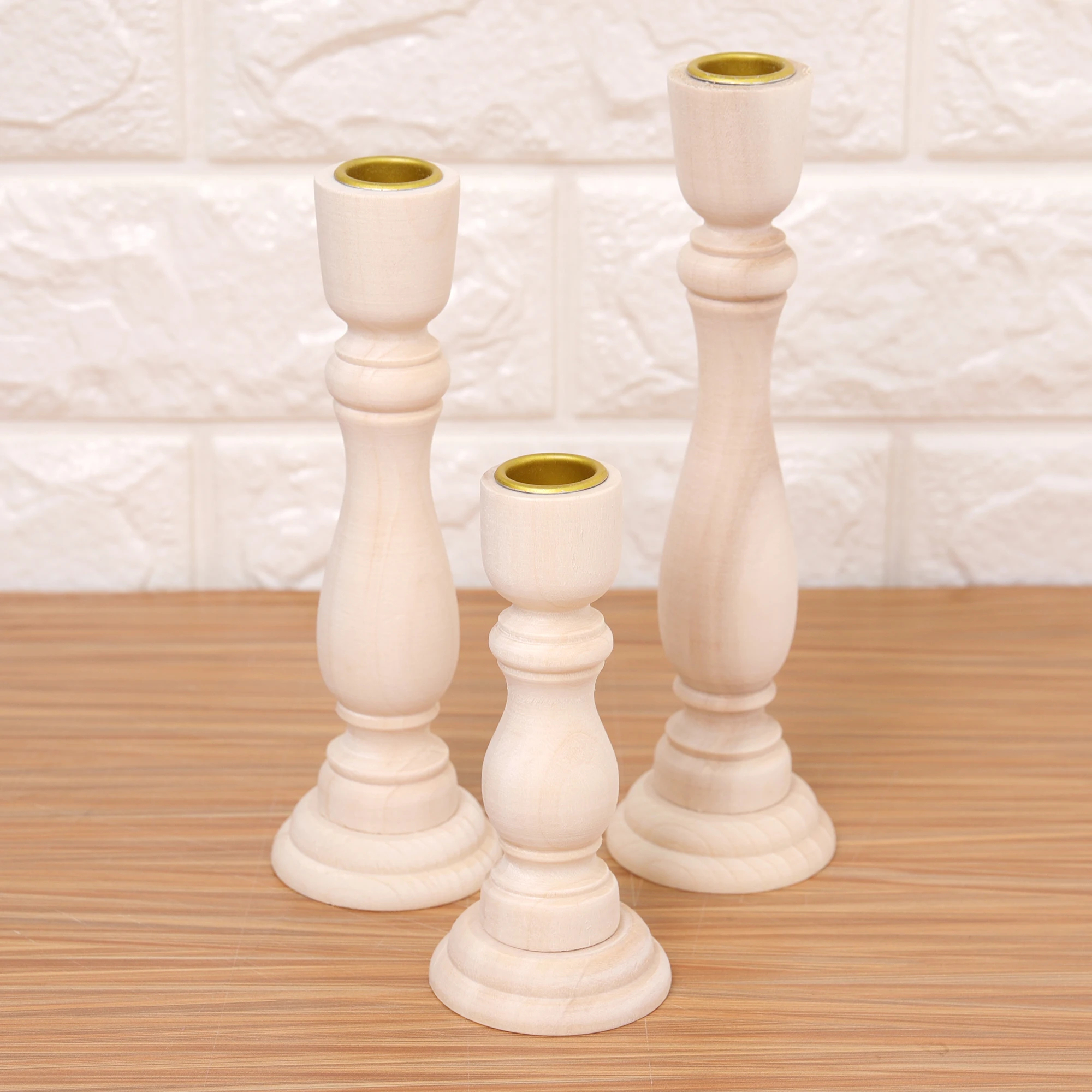 Bougeoir en bois