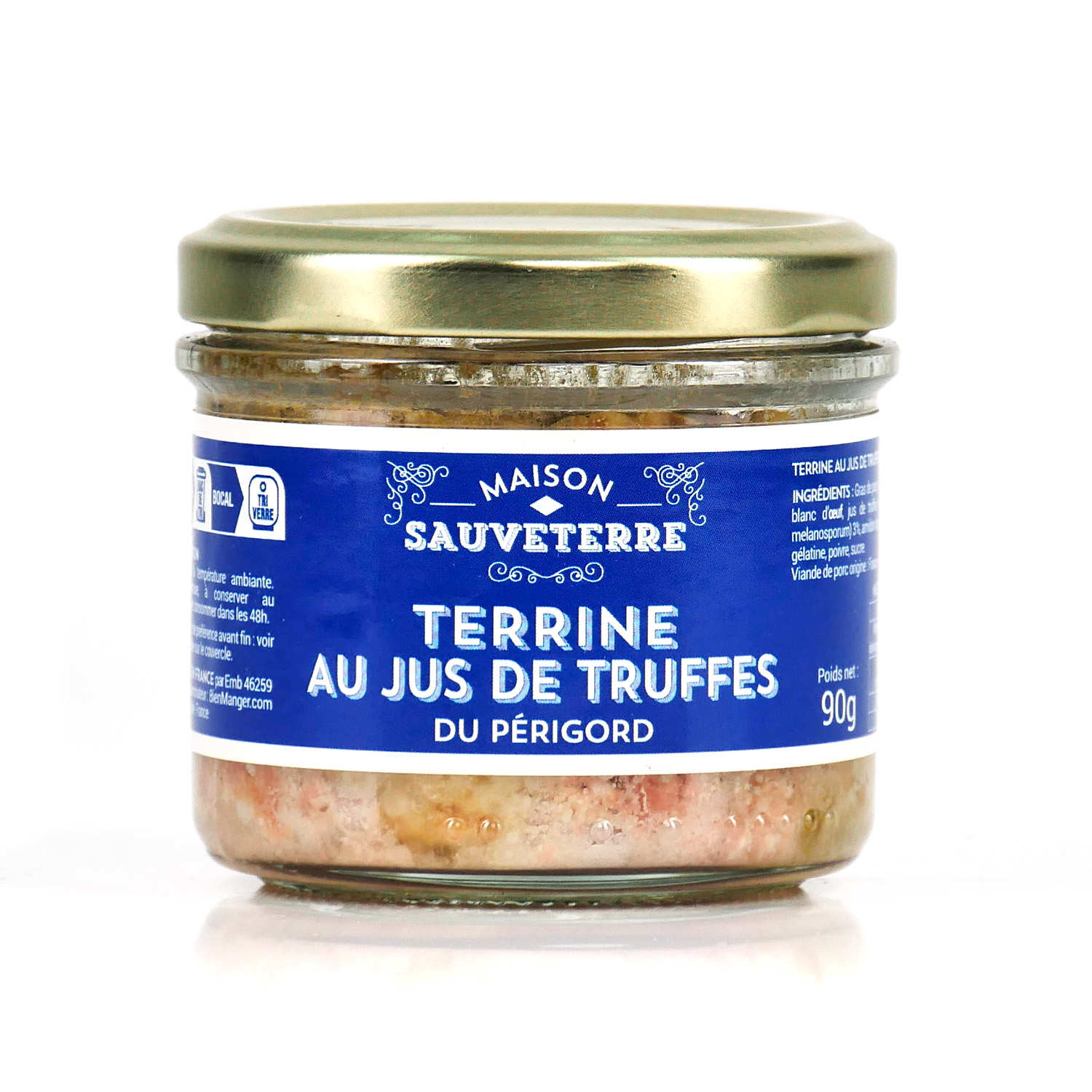Terrine au jus de truffes