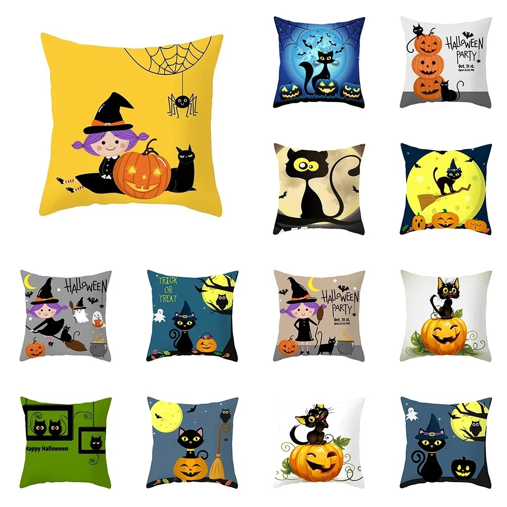 Taie d\'oreiller thème halloween
