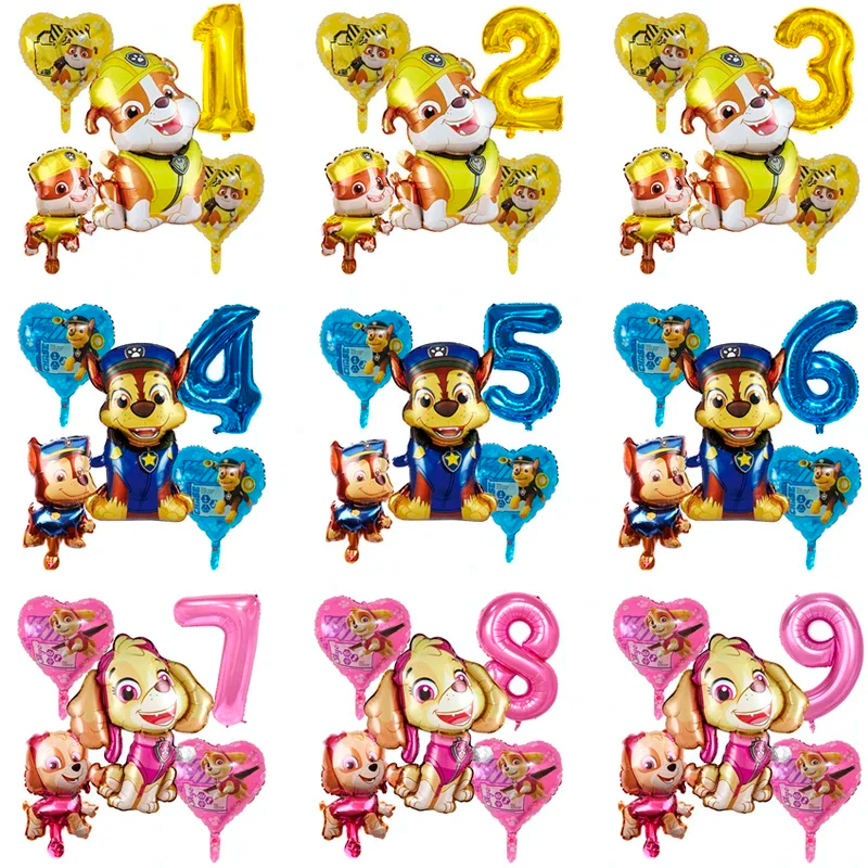 Ballons anniversaire Paw Patrol