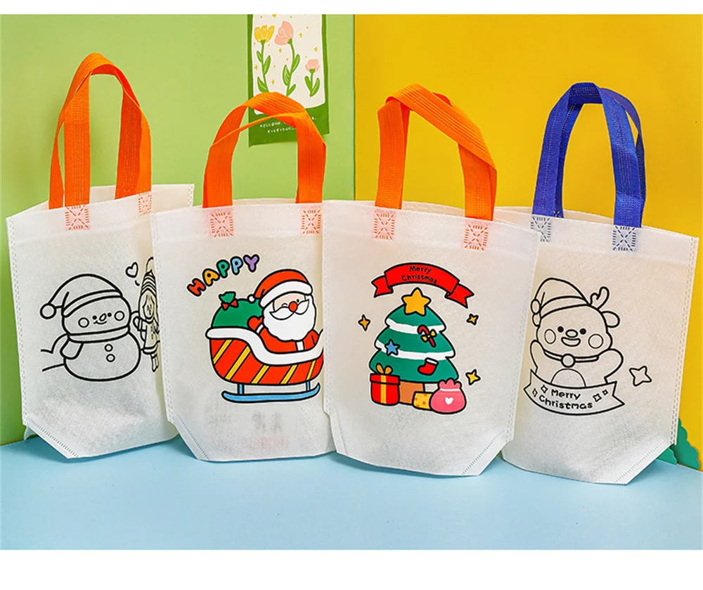 Sac cadeaux à colorier