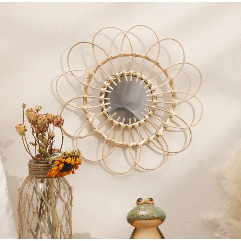 Miroir décoratif design tournesol
