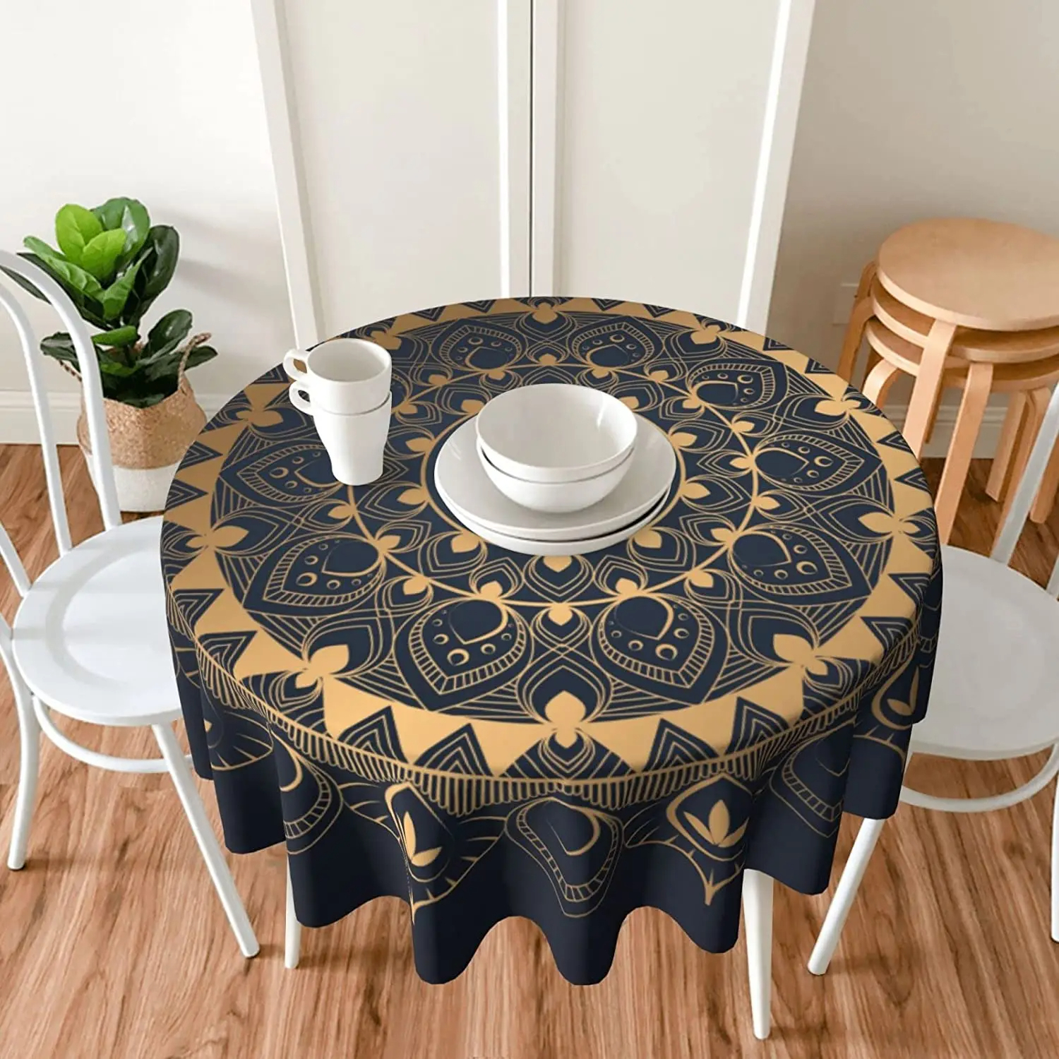 Nappe de table ronde diamètre 150 cm