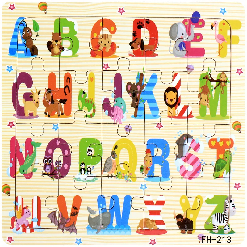 Puzzle en bois 20 pièces pour enfants
