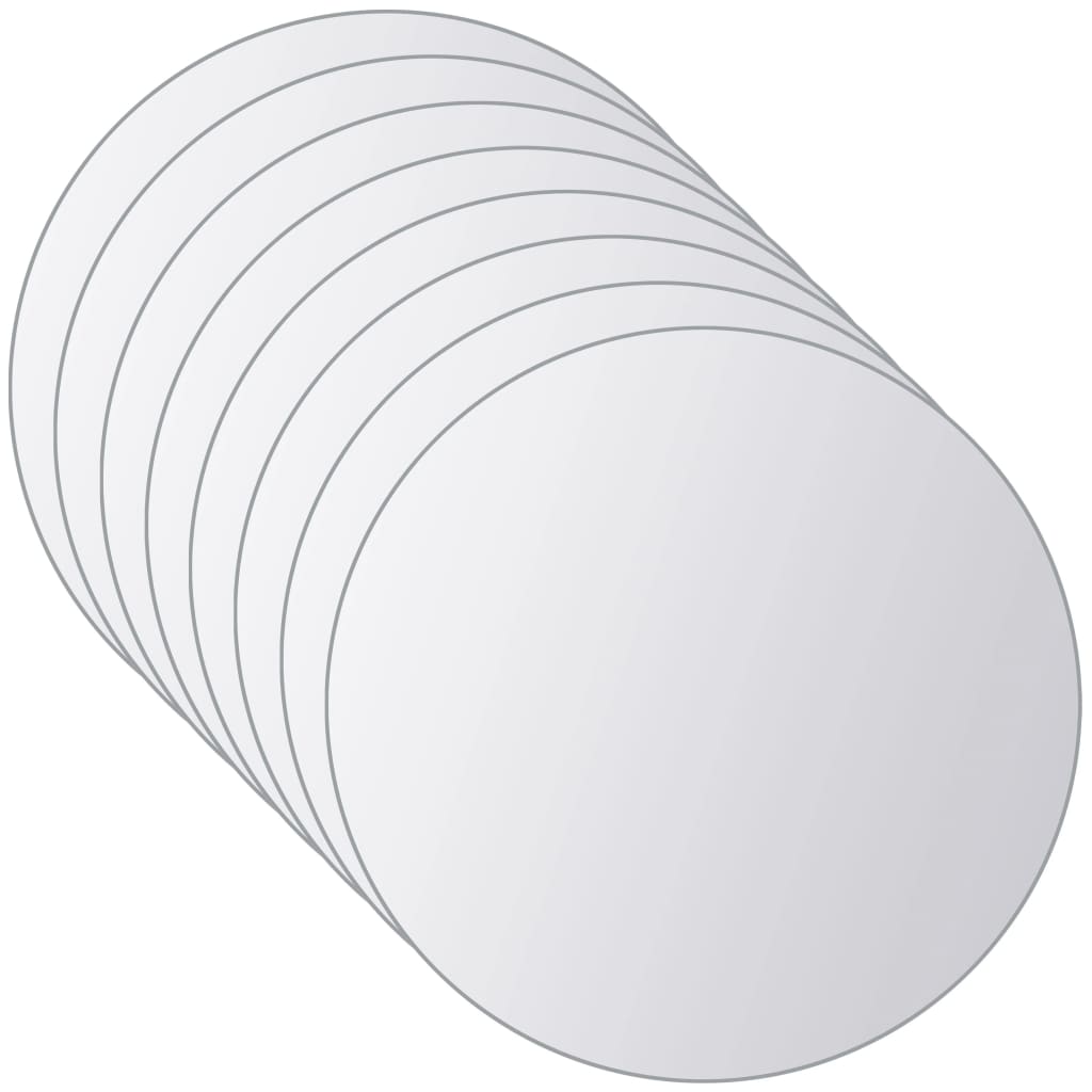 Lot de 16 miroirs ronds en verre