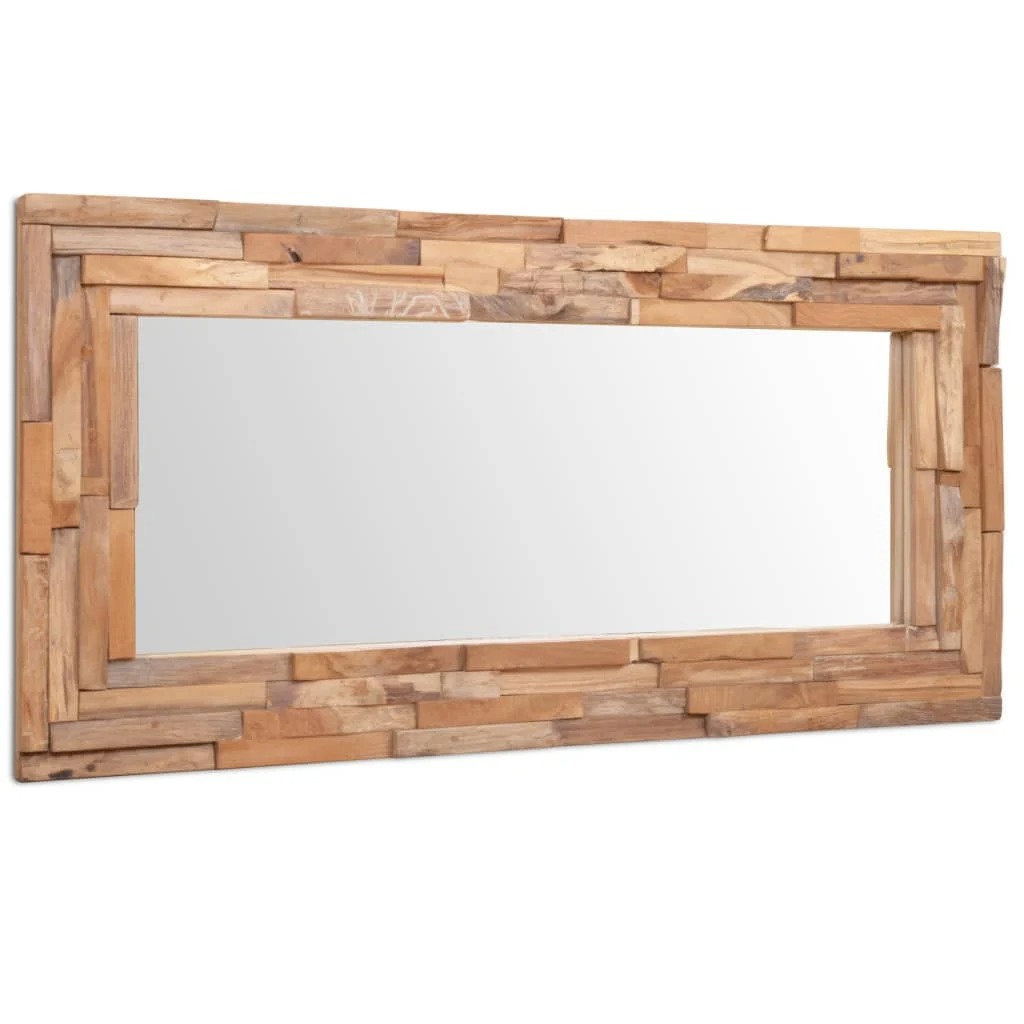 Miroir décoratif en teck