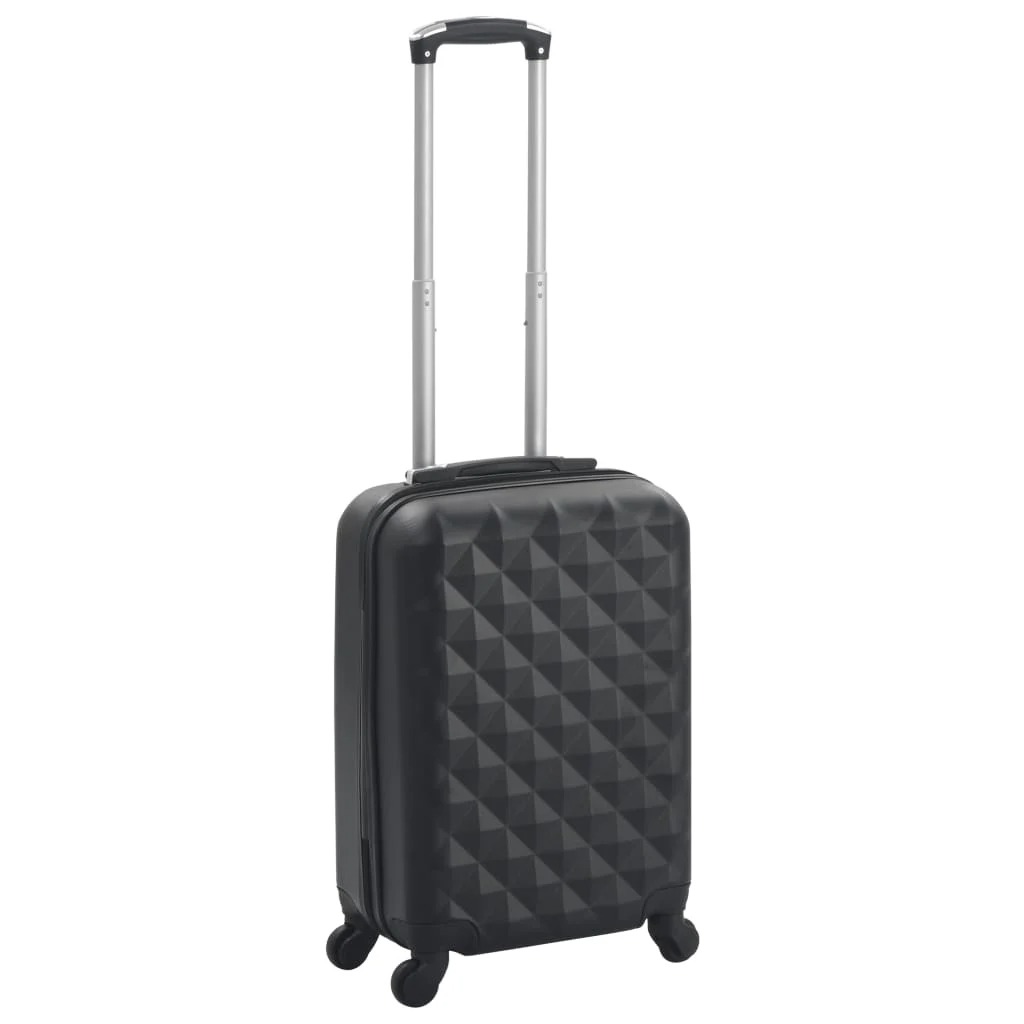 Valise rigide à roulettes couleur noire