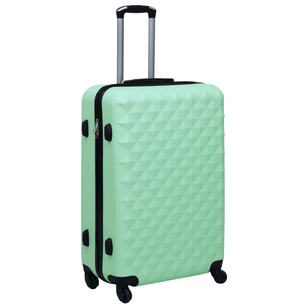 Valise à roulettes 48x28x71 cm couleur menthe