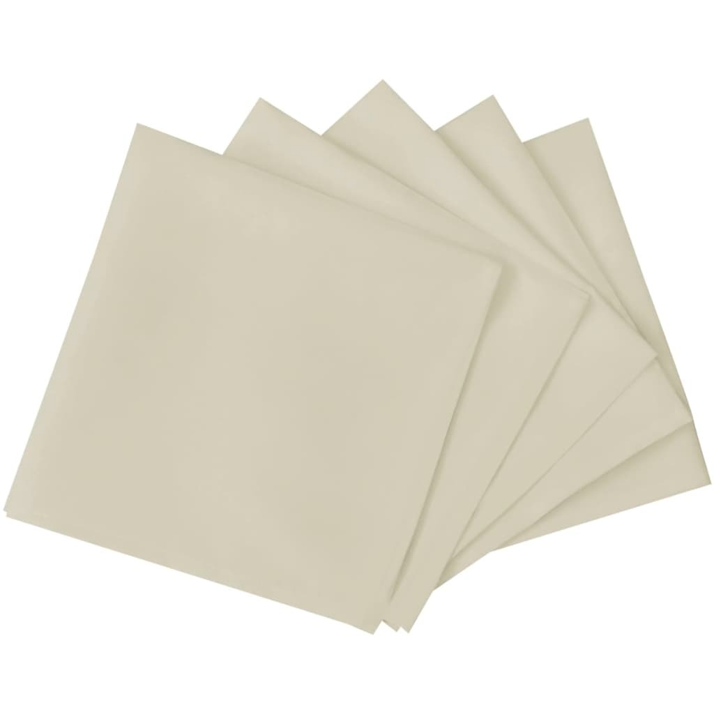 Serviettes de table beiges 10 à 100 pièces