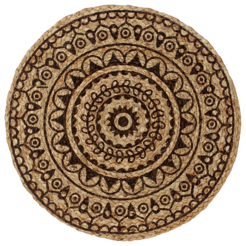 set-de-table-tisse-4-pieces-couleur-marron (2)