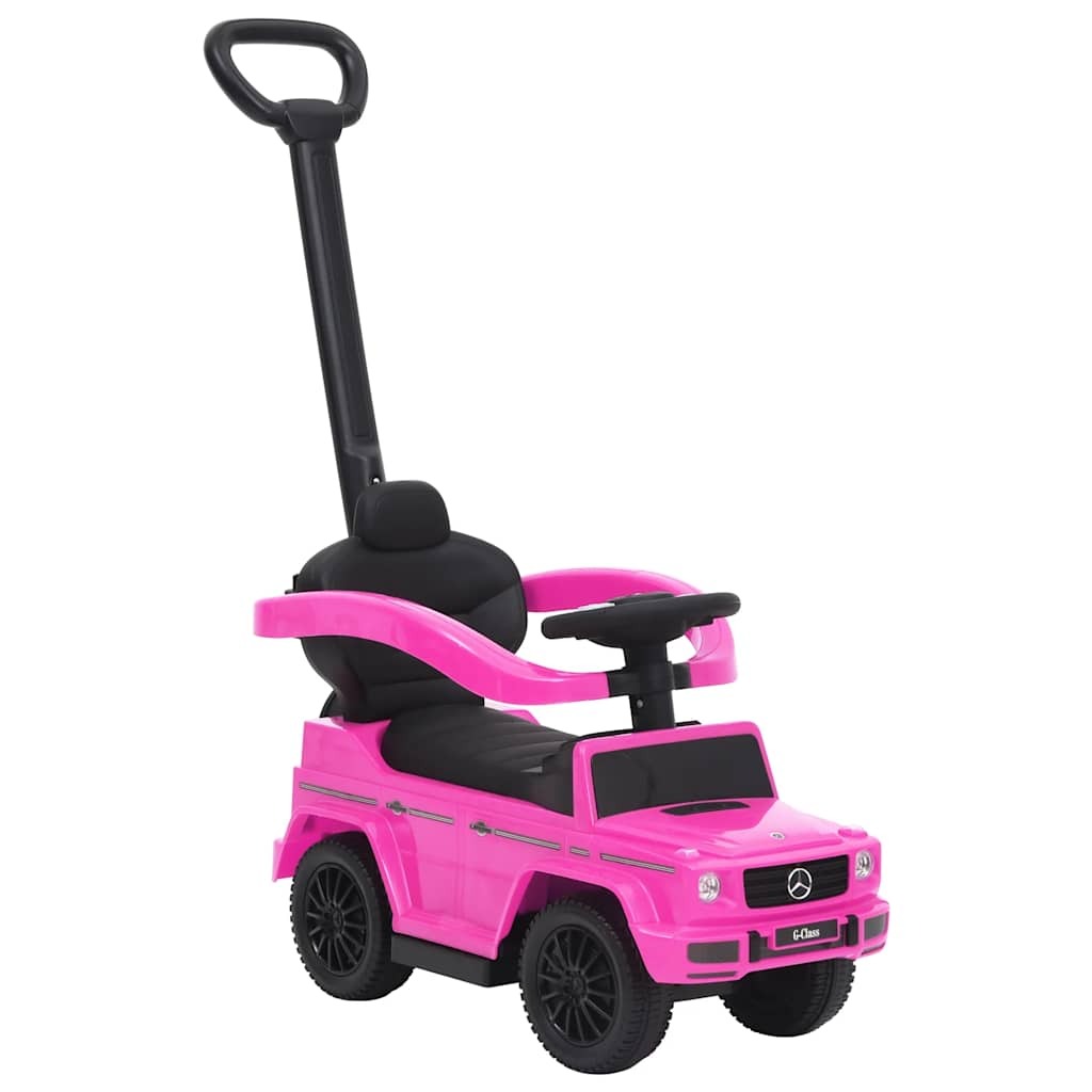Voiture marchepied couleur rose