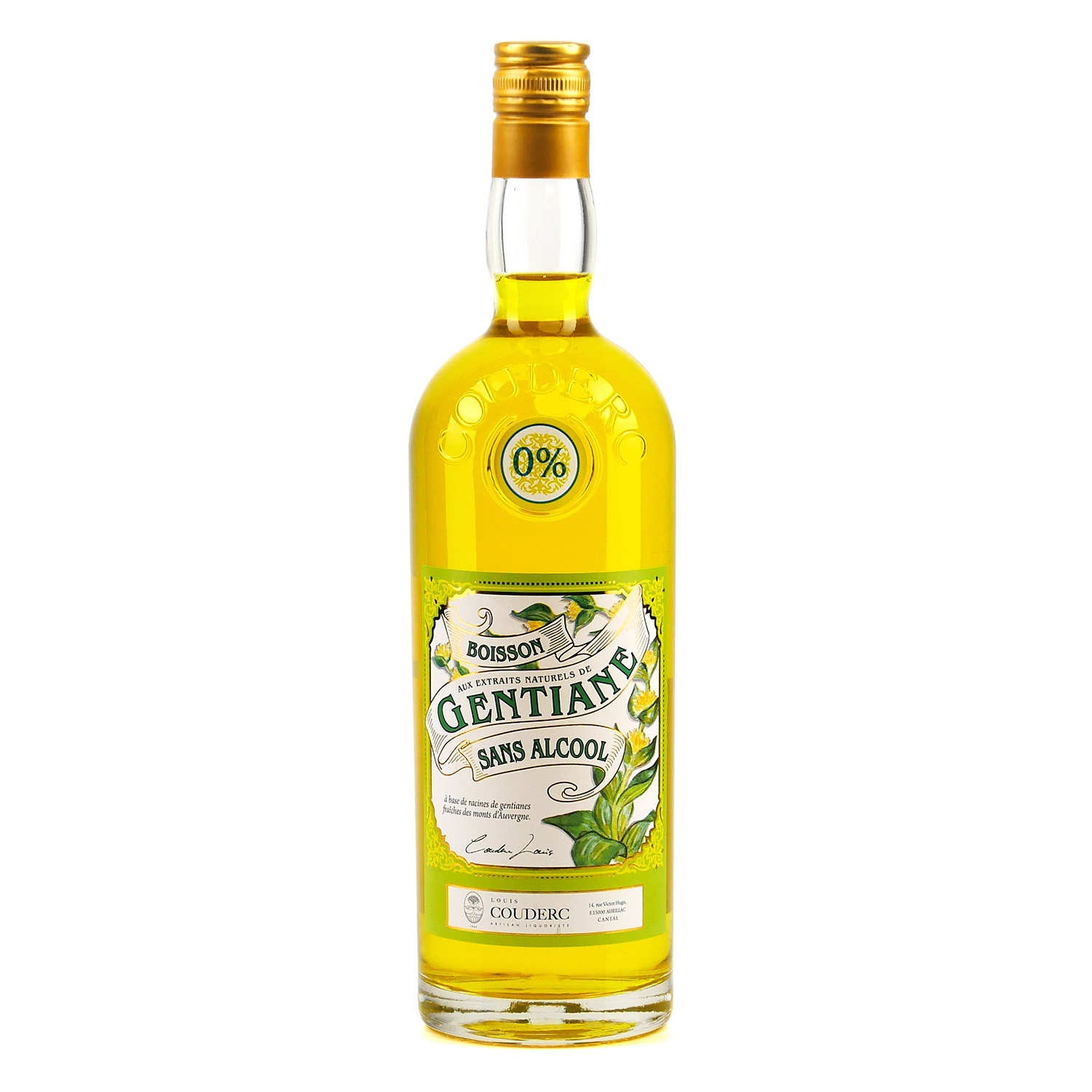 Gentiane sans alcool origine Auvergne