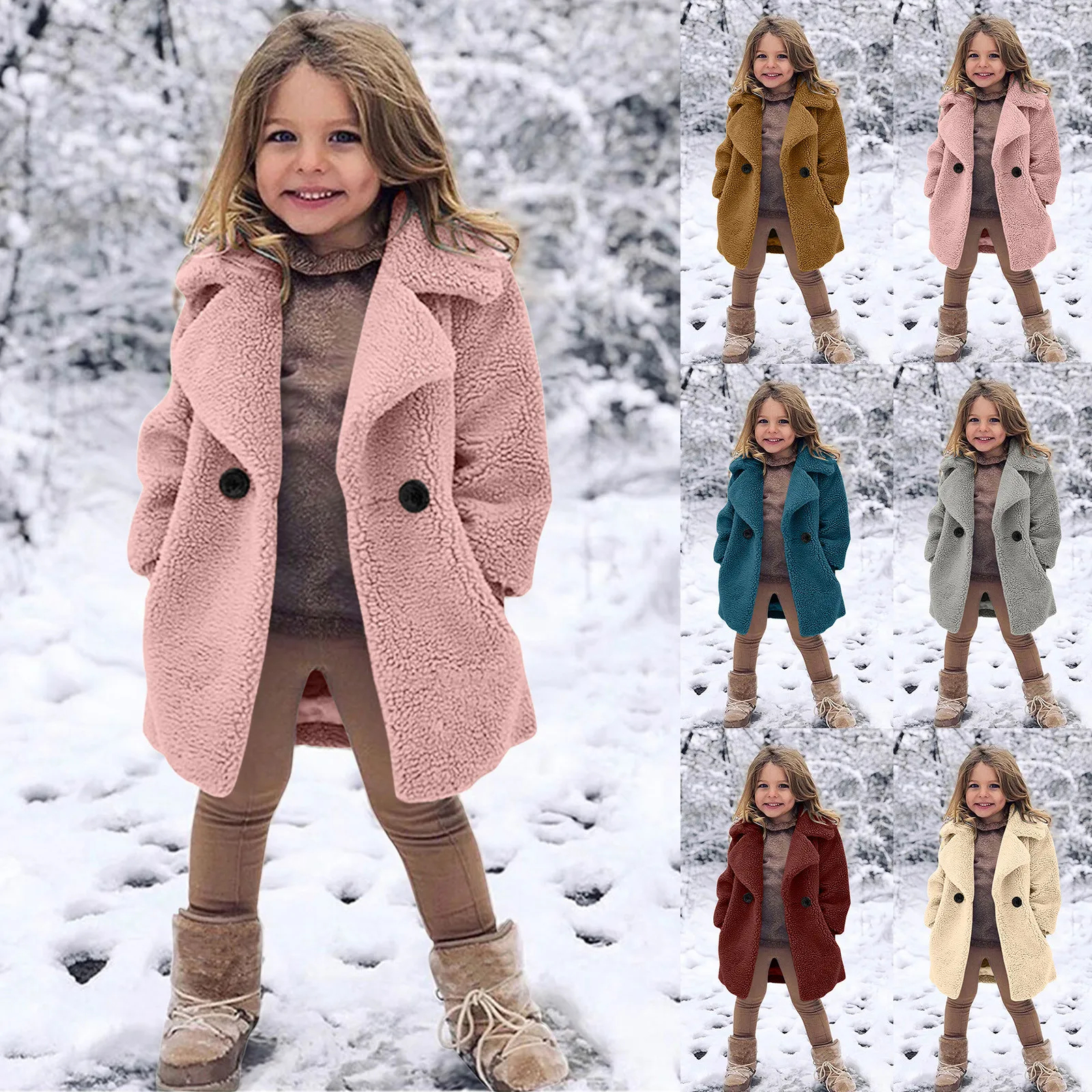 Manteau hiver pour fille taille 5 à 6 ans
