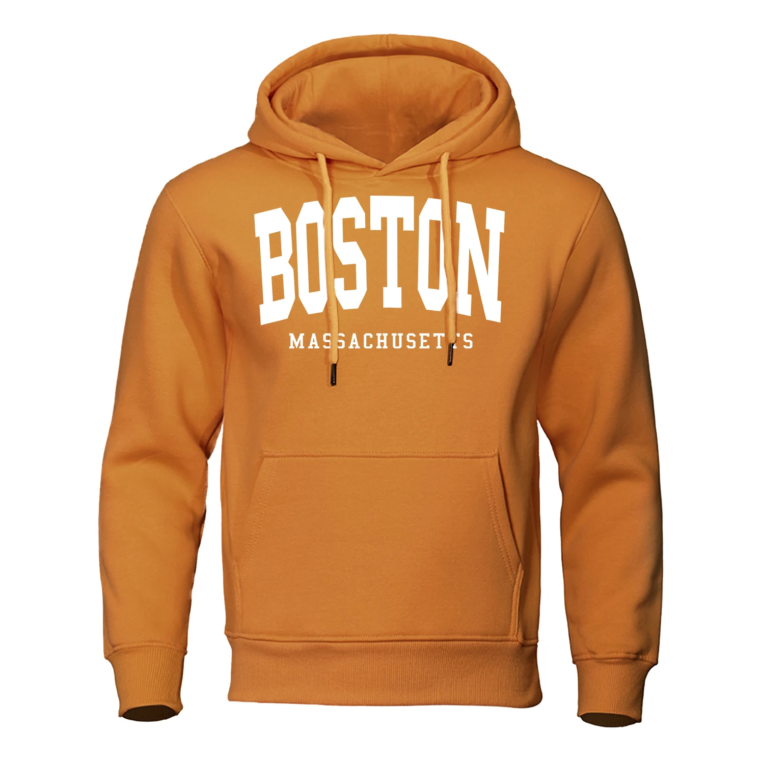 Sweat à capuche imprimé Boston pour hommes