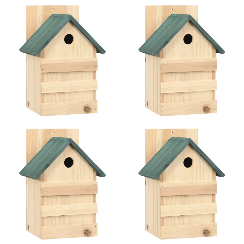 Nichoirs en bois 4 pièces