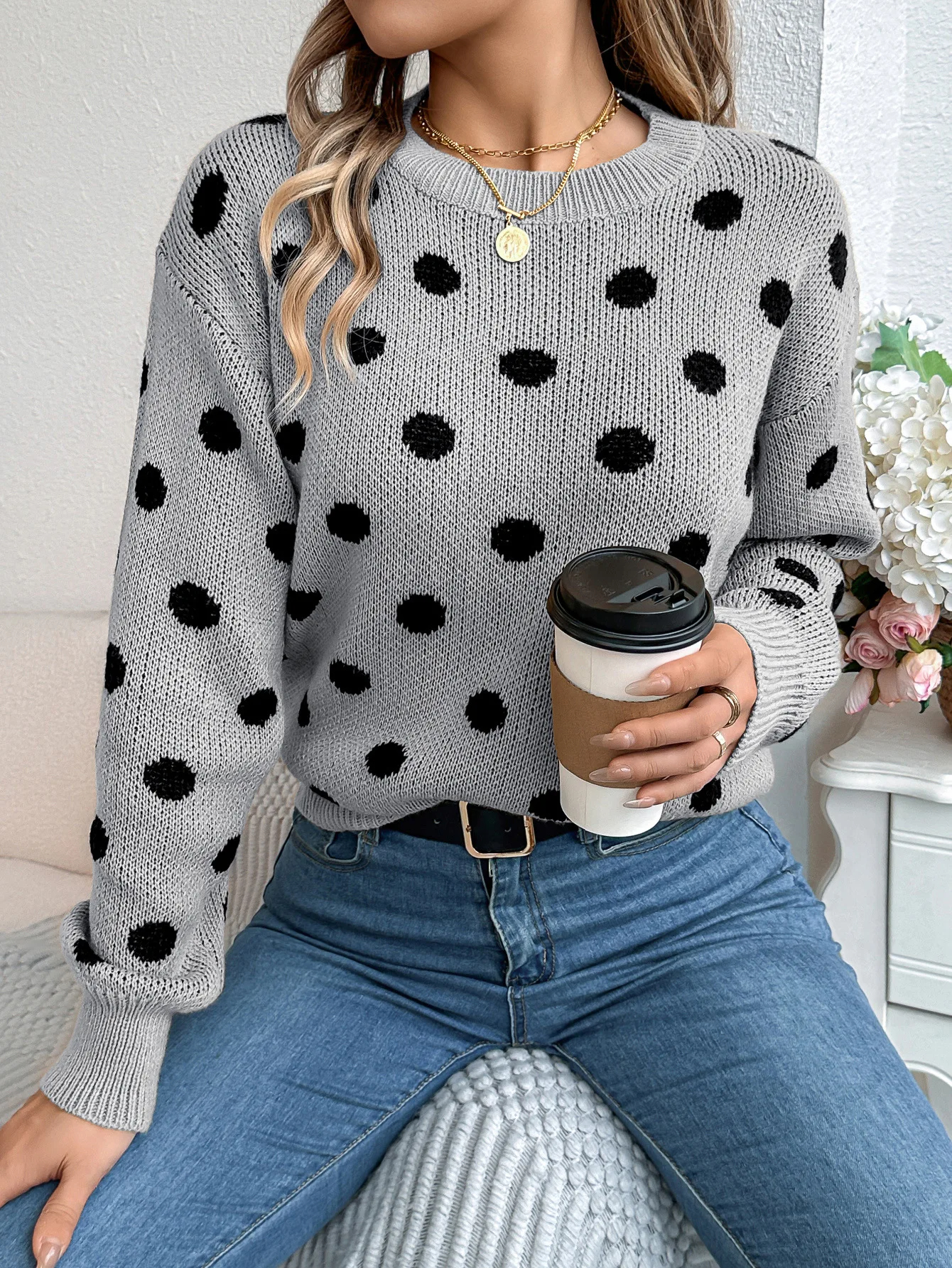 pull-a-pois-col-rond-pour-femmes (6)