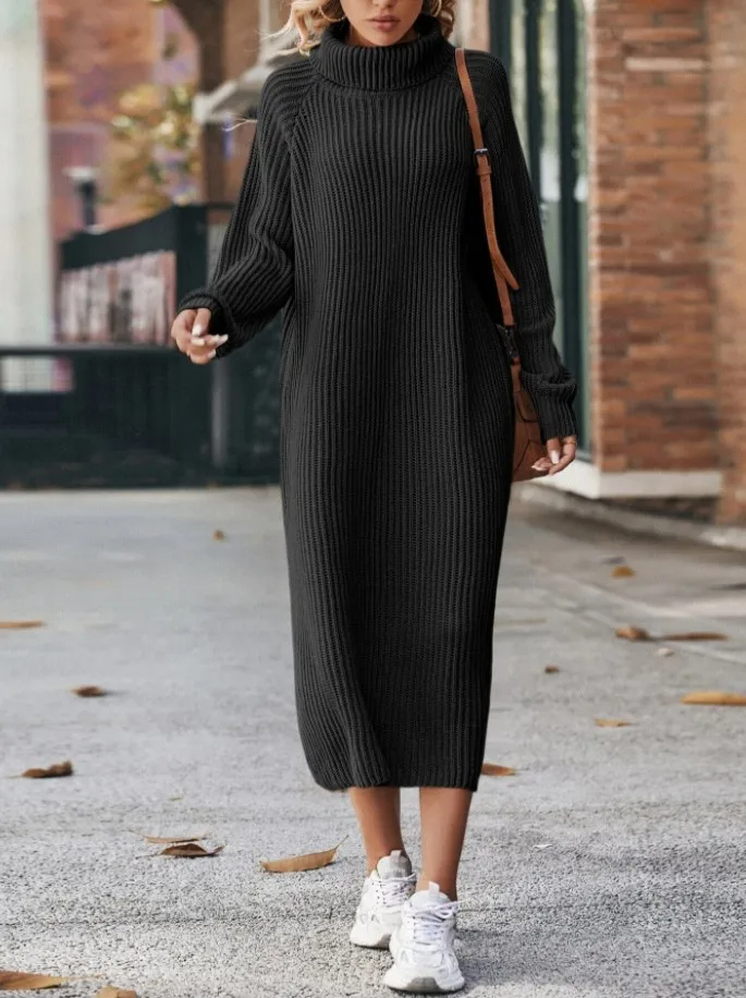 robe-longue-couleur-unie-pour-femmes (7)