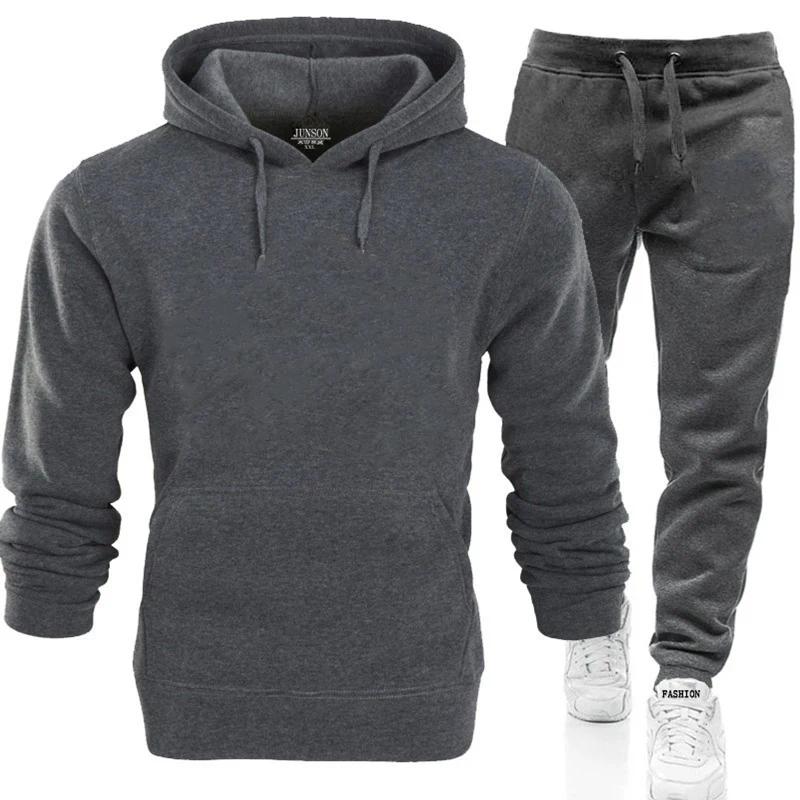 Survêtement deux pièces couleurs unie pour hommes