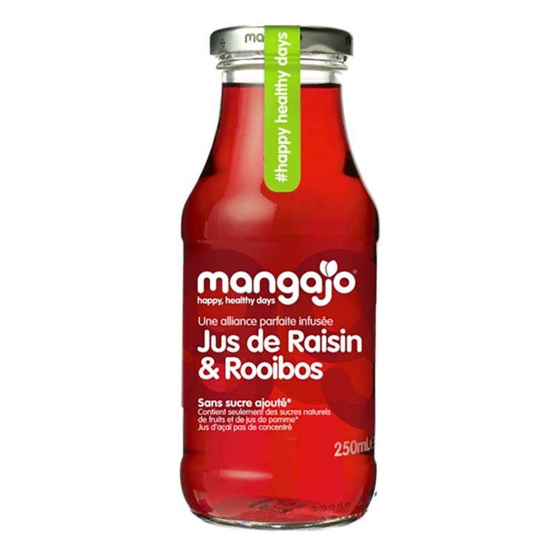 Boisson au rooibos et jus de raisin